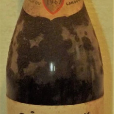 79 vin rosu coteaux du languedoc, qualitè superieure, recoltare 1967 cl 75 gr 12