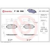 Placute frana Nissan Cabstar (F24m F24w) 09.06-12.13, Fata, BREMBO