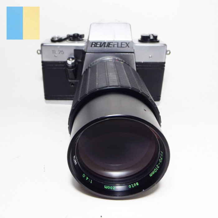 RevueFlex TL 25 cu obiectiv multiCoated 70-210mm f/4 montura M42