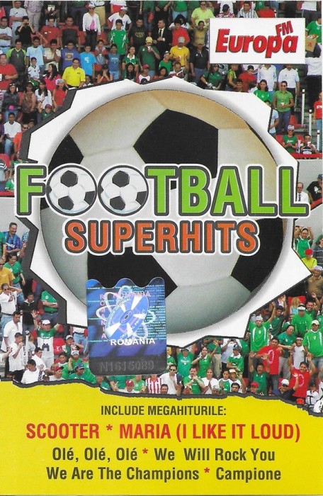 Casetă audio Footbal Superhits, originală : The Players, Scooter