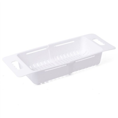 Cos pentru scurgere, extensibil, plastic, 38-48 x 18,5 x 8 cm - Zokura foto
