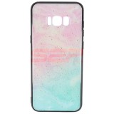 Husa Samsung Galaxy S8 Plus Marmura Sticla UV Protectie Accesorii GSM