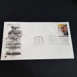 Plic FDC 1973 Salut Angajaților Poștali SUA, Vintage!