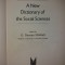 G. DUNCAN MITCHELL - A NEW DICTIONARY OF THE SOCIAL SCIENCES {1979}
