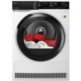 Uscator de rufe AEG TR8384CE, Pompa de caldura, 8 kg, Clasa energie B, Motor Inverter, Wi-Fi, Tehnologie AbsoluteCare+Sensidry, Alb