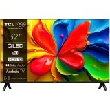 Televizor TCL QLED 32S4K, 80 cm, Smart Android TV, HD Ready, Clasa F (Model 2025)