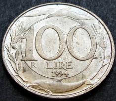 Moneda 100 LIRE - ITALIA, anul 1994 * cod 2474