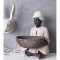 Figura de african cu un platou CW182