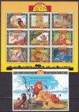 Uganda 1994 Disney Lion King MI 1392-1421 3 kleib.+ 3 bl. MNH 3 poze