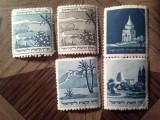 Colectie 27 timbre strangere fonduri - Jewish National Fund (KKL JNF) fundraising stamps - 1900-1946 ,stampilate si nestampilate