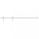 Cumpara ieftin Set feronerie pentru usi glisante, alb, 200 cm, otel