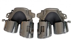 2X NEW EXHAUST TIP MERCEDES A45 S AMG W177 GT53 W290 GLA CLA GLE53 W167 GT 53 A0004901300 A0004901400