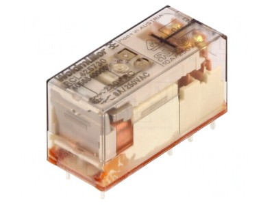 Releu Electromagnetic DPDT 230VAC 8A 250VAC foto
