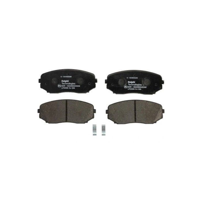 Placute frana fata Delphi, Mitsubishi Eclipse Cross, 10.2017-, Pajero Sport Iii, 08.2015- Motor 1.5 T-Mivec, 1.5 T-Mivec 4wd, 2.4 Di-D 4x4,