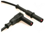 Cablu de măsurare 20A 1kV Lungime 1m Negru