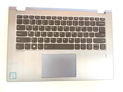 Carcasa superioara cu tastatura iluminata palmrest Laptop, Lenovo, Yoga 530-14, 530-14ARR, 530-14IKB, AP173000920, refurbished foto