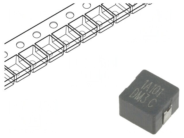 Inductor SMD 100uH 1.5A 240m&Omega; 20%