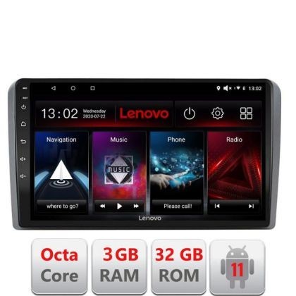 Navigatie Iveco Daily 2007-2014 D-DAILY cu Octa Core cu Android Radio Bluetooth Internet GPS WIFI DSP 3+32 GB 4 LENOVO LITE CarStore Technology