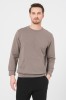Bluza coton casual barbati taupe-xxl