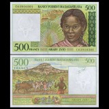 Madagascar 1994 - 500 francs UNC