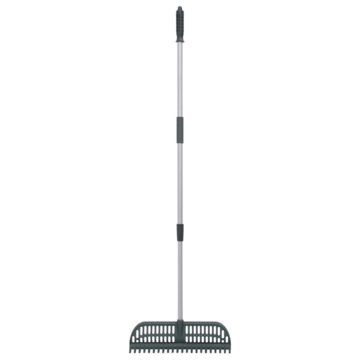 Greblă pentru frunze 2-&icirc;n-1, verde &icirc;nchis, 157 cm PP