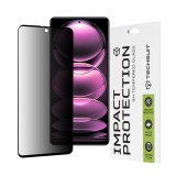 Techsuit - 111D Privacy Full&nbsp;Glue - Xiaomi Redmi Note 12 Pro 5G / 12 Pro+ / Poco X5 Pro - Black