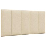 VidaXL Pernă pentru tăblie de pat, crem, 100 cm, material textil