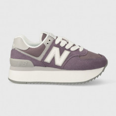 New Balance sneakers WL574ZSP culoarea violet