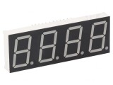 Afișaj LED 7 segmente 20,4mm 4 cifre roșu