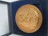 Medalie bronz aurit Bogdan Petriceicu Hasdeu , CENTENARUL HASDEU 1896-1996 , A doua sesiune nationala de memorialistica 1996 ,Ministerul Culturii