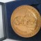 rara medalie bronz aurit Bogdan Petriceicu Hasdeu , CENTENARUL HASDEU 1896-1996 , A doua sesiune nationala de memorialistica 1996 ,Ministerul Culturii
