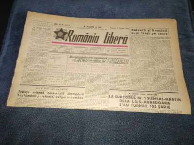 ZIARUL ROMANIA LIBERA 5 OCTOMBRIE 1949 II foto