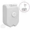 VidaXL Rezervor de apă portabil cu adaptor, gri, 24 L 154415