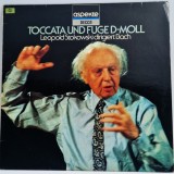 Bach. Leopold Stokowski - Leopold Dirigent Bach Tocata &amp; Fuge D - moll NM / VG+ vinil LP muzica clasica Decca Germania