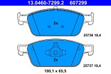 ATE 13.0460-7299.2 set placute frana,frana disc