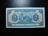 HAITI 2 GOURDES 1990 UNC