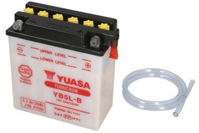 Baterie Moto Yuasa 12V 5Ah 65A YB5L-B foto