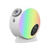 Cumpara ieftin Planetariu camera copil, Galaxy Star GS-YHX06, lampa cu 13 discuri de proiectie, boxa bluetooth, alarma, ceas, alb