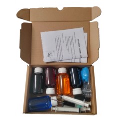 Set complet pentru reumplere cartuse HP303, HP-303XL, negru si color, kit cu