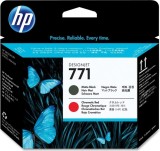 Cap Printare Original HP Matte Black/Chromatic Red nr.771 pentru DesignJet Z6200 "CE017A"