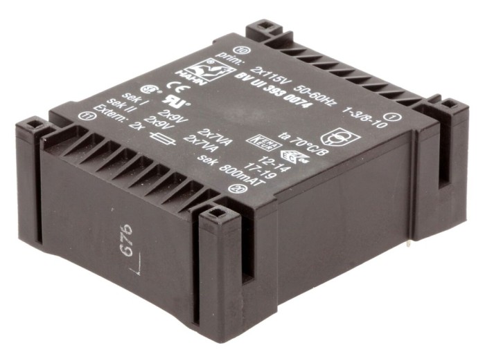 Transformator &icirc;ncapsulat 14VA 115VAC 9V