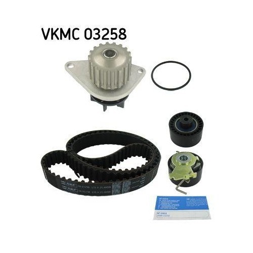 SKF Set pompa apa + curea dintata