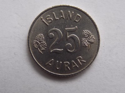 25 AURAR 1962 ISLANDA foto