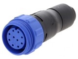 Conector Circular Mufă Mamă 10 PIN fără Contacte pe Cablu