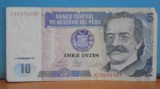 PERU - 1987 - 10 INTIS - F.