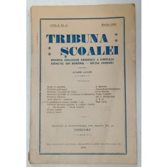 TRIBUNA SCOALEI , REVISTA ASOCIATIEI GENERALE A CORPULUI DIDACTIC DIN ROMANIA - SECTIA CHISINAU ,NR. 2 , 1921