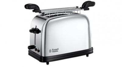 Prajitor de paine Russell Hobbs Chester 23310-57, 2 felii, temperatura reglabila, Argintiu - RESIGILAT foto