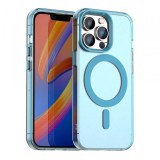Husa MagSafe pentru Apple iPhone 13 Pro Max, Techsuit, CandyCase, Albastra