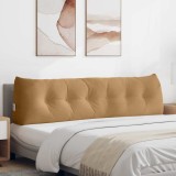 vidaXL Perna pentru spate Maro 180 x 24 x 50 cm Catifea 42014582