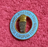 Insigna sportiva - Romania - Campionatul European Feminin de Baschet 1966